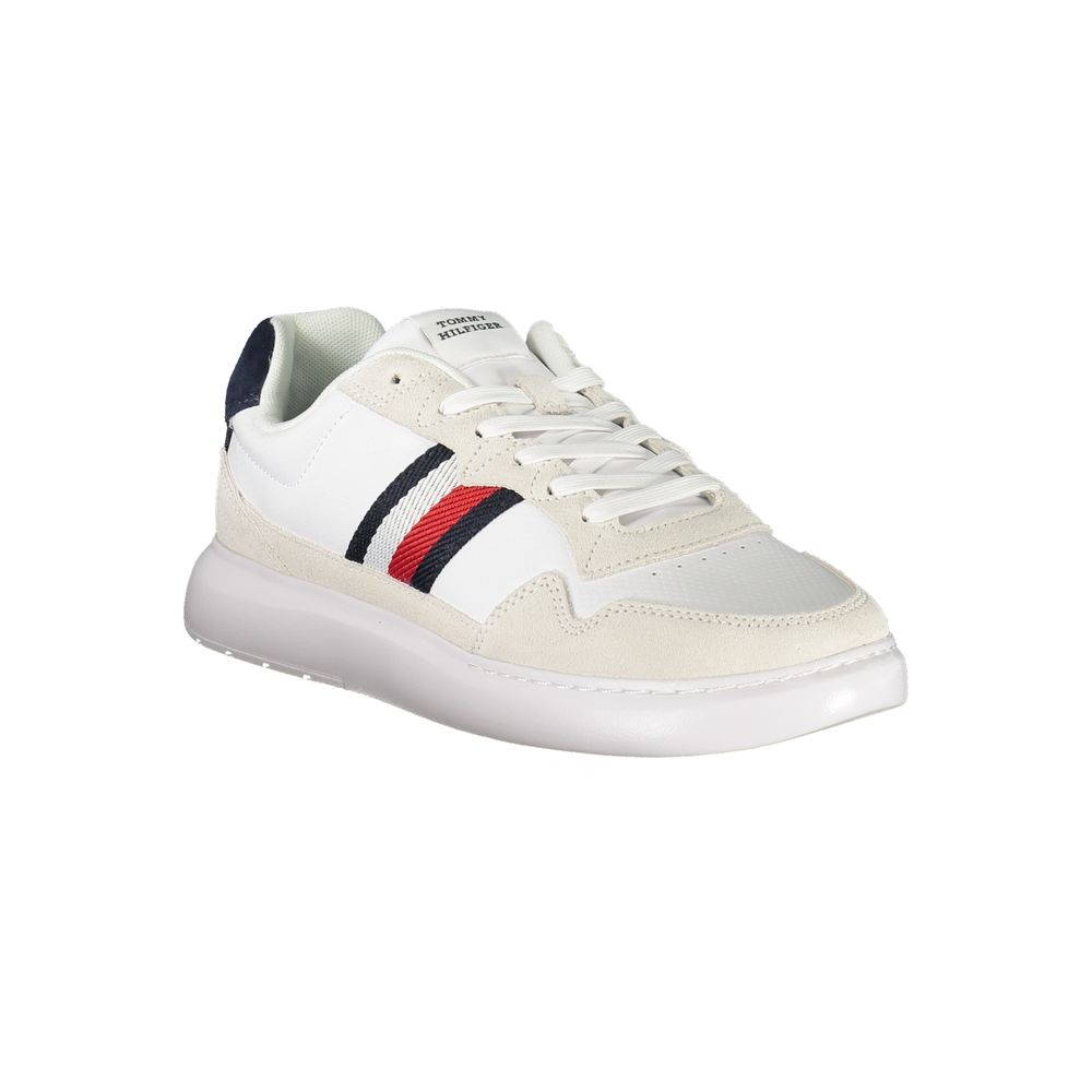 Tommy Hilfiger White Polyester Sneaker