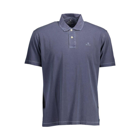Gant Blue Cotton Men Polo Shirt GA-12733-S