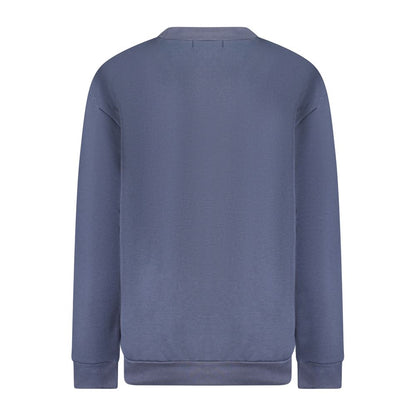 Cavalli Class Blue Cotton Sweatshirt