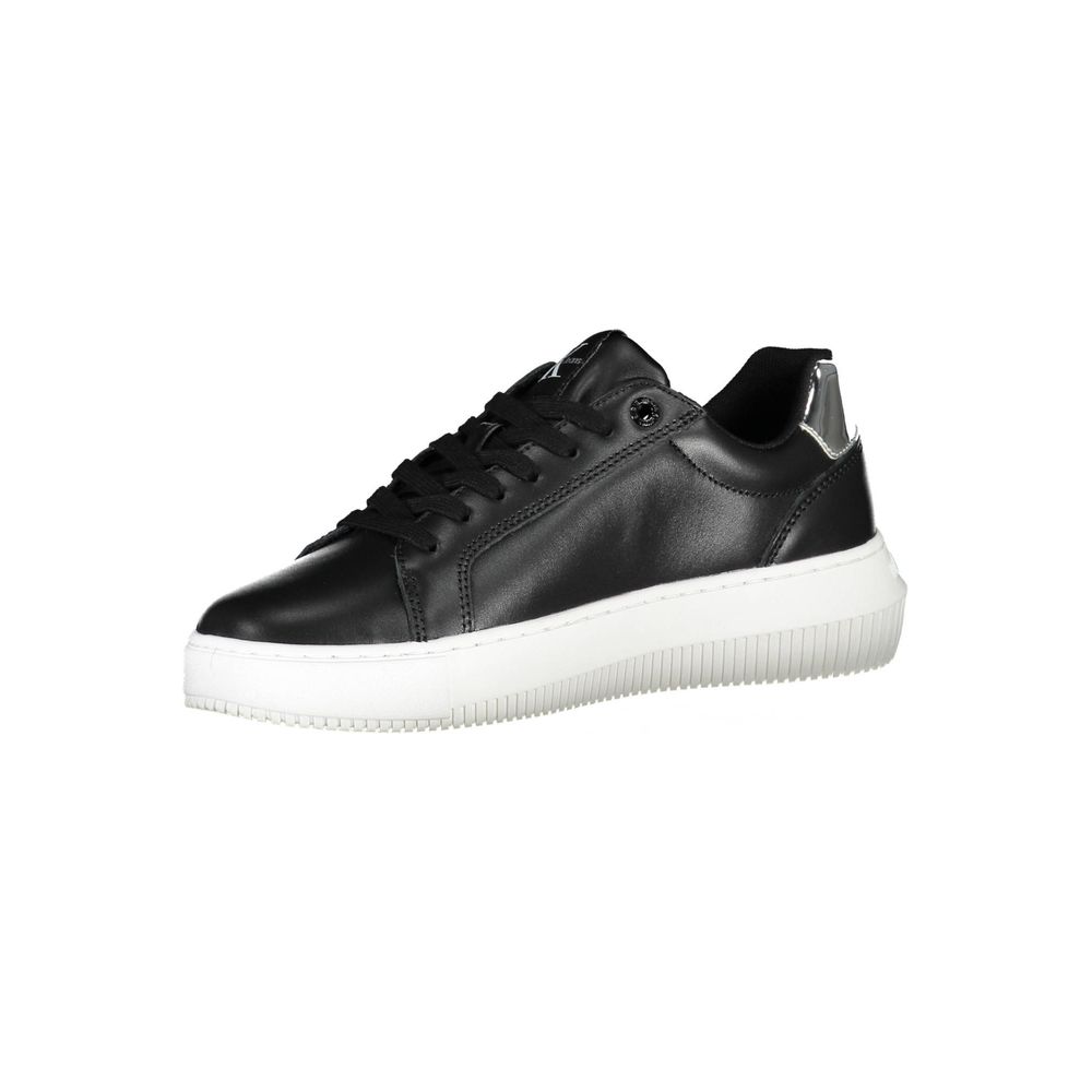 Calvin Klein Black Polyester Sneaker