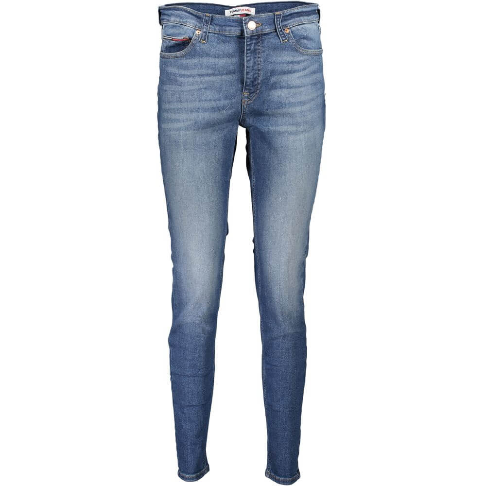 Tommy Hilfiger Blue Cotton Women Skinny Jean