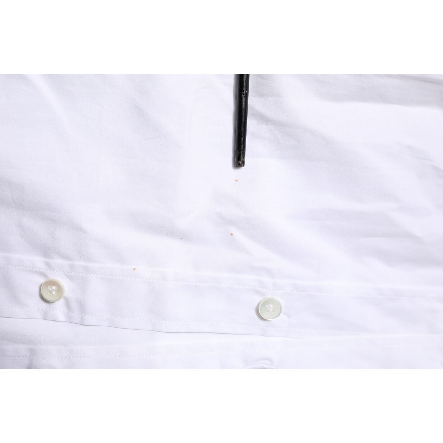 Dolce & Gabbana White Cotton GOLD Long Sleeves Formal Shirt