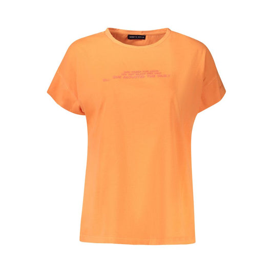 North Sails Orange Cotton T-Shirt
