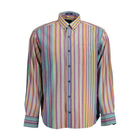 Gant Blue Cotton Men Shirt