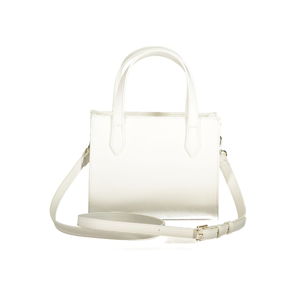 Mario Valentino White Polyethylene Handbag