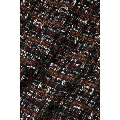 Dolce & Gabbana Multicolor Sleeveless Mini Tweed A-line Dress