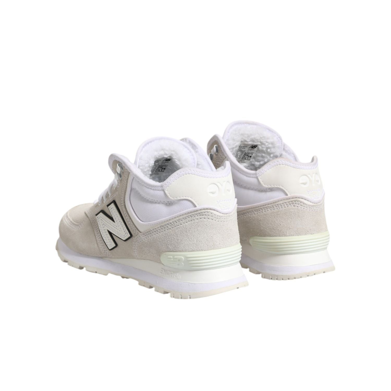 New Balance Off White Suede Sneakers Shoes