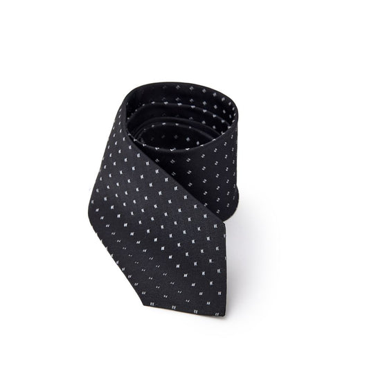 Jil Sander Black Silk Tie