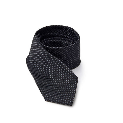 Jil Sander Black Silk Tie