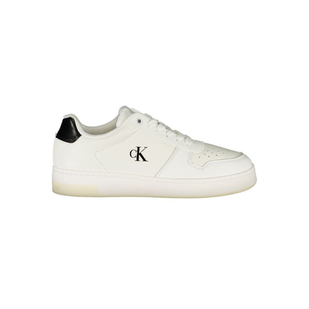 Calvin Klein White Polyester Sneaker