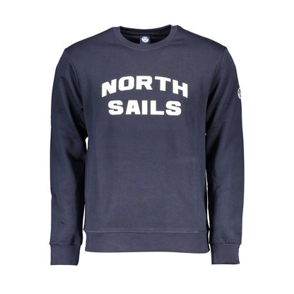 North Sails Blue Cotton Sweatshirt