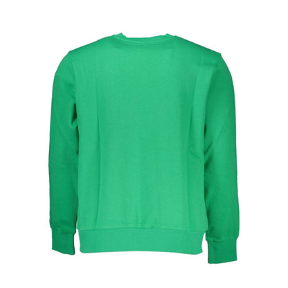 North Sails Green Cotton Men Sweater
