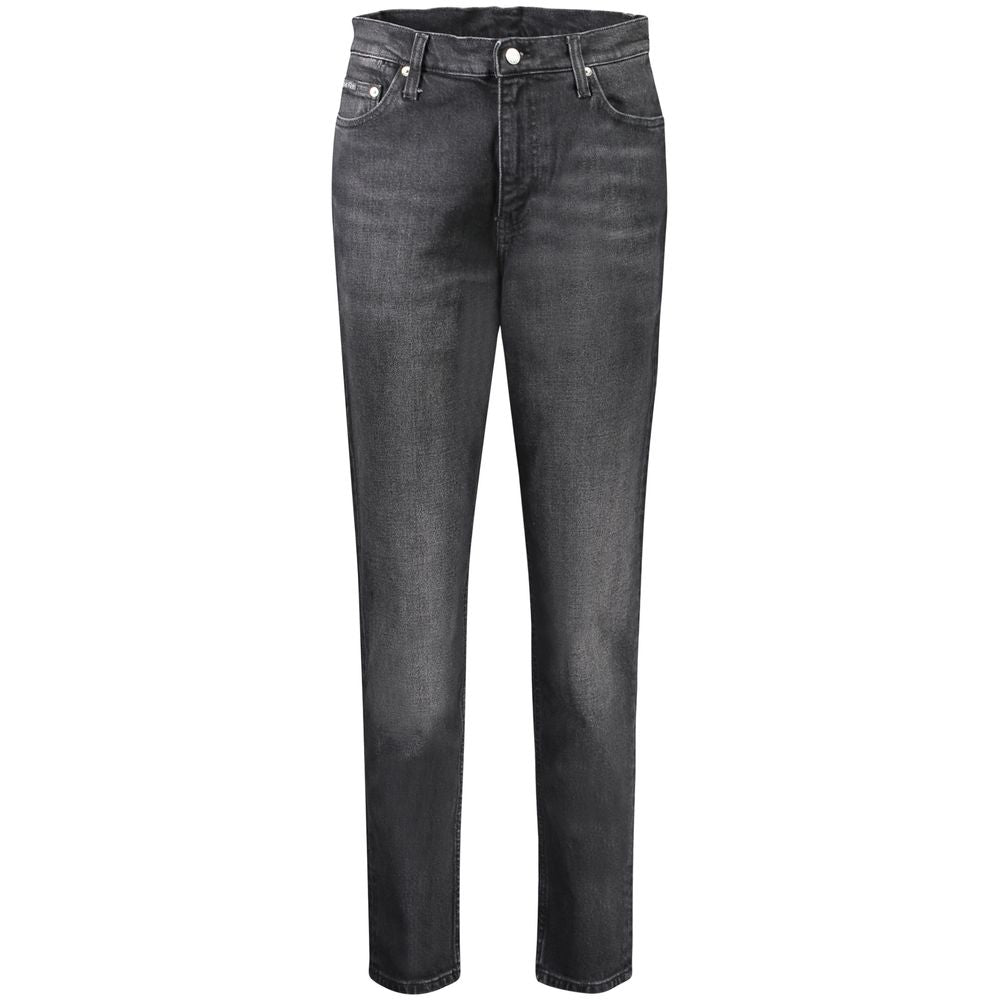 Calvin Klein Black Cotton Jeans Denim