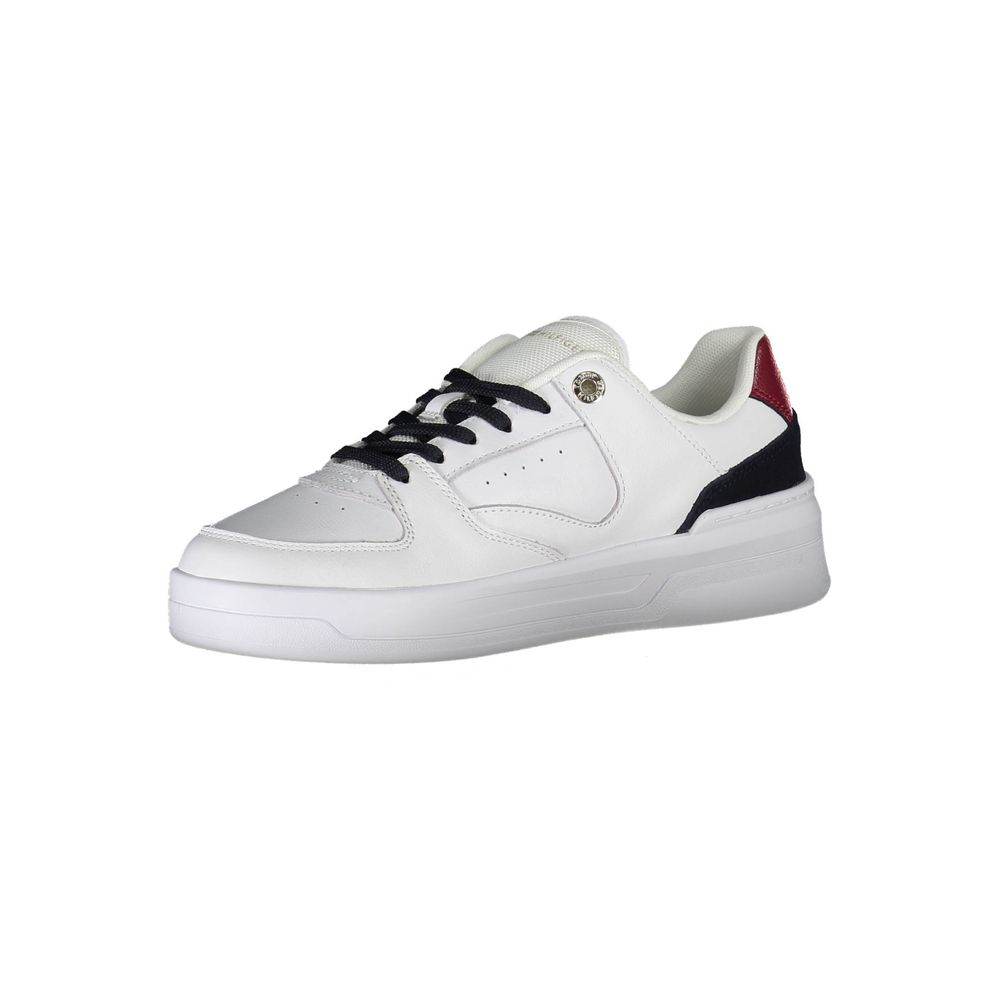 Tommy Hilfiger White Polyester Sneaker