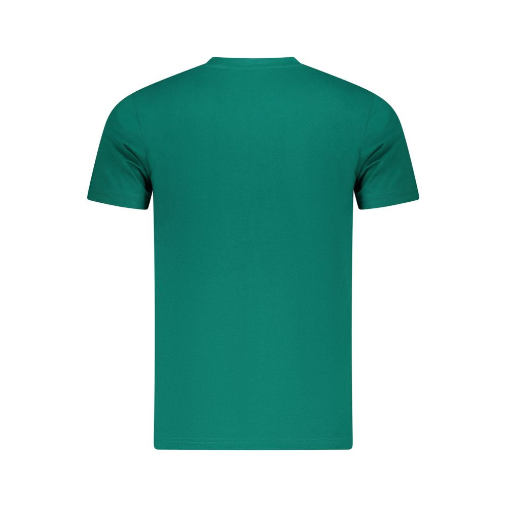 Cavalli Class Green Cotton T-Shirt