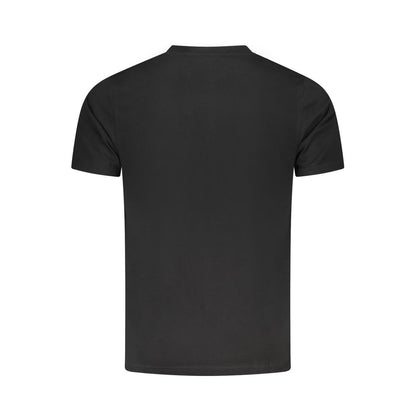Cavalli Class Black Cotton T-Shirt