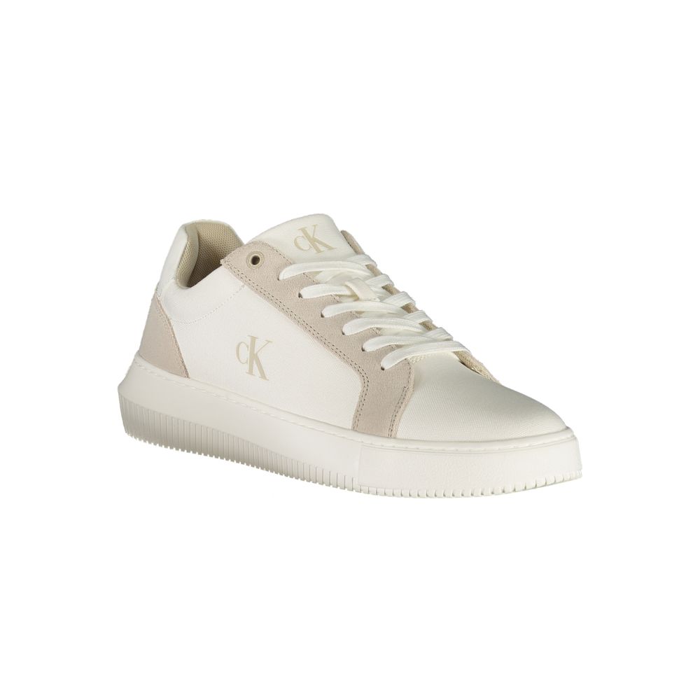 Calvin Klein White Leather Men Sneaker