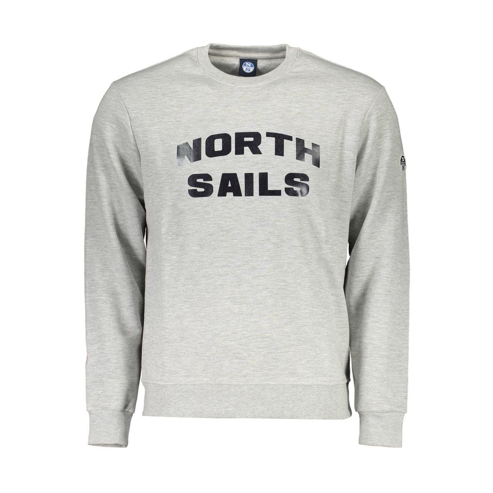 North Sails Gray Cotton Sweatshirt