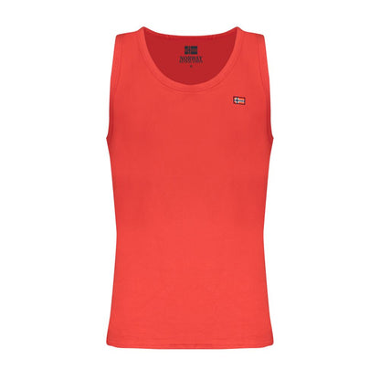 Norway 1963 Red Cotton Tank Top