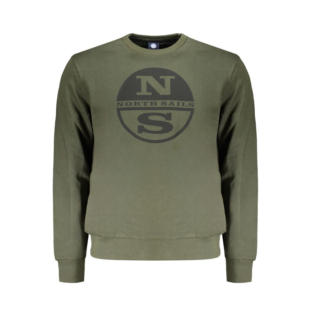 North Sails Green Cotton Sweatshirt