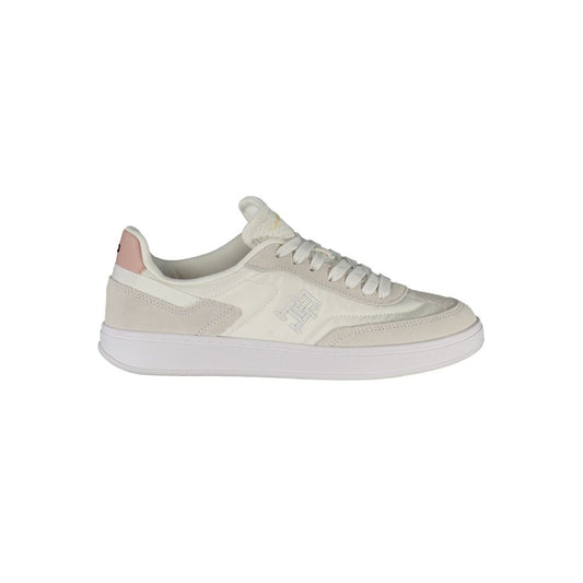 Tommy Hilfiger White Polyester Sneaker