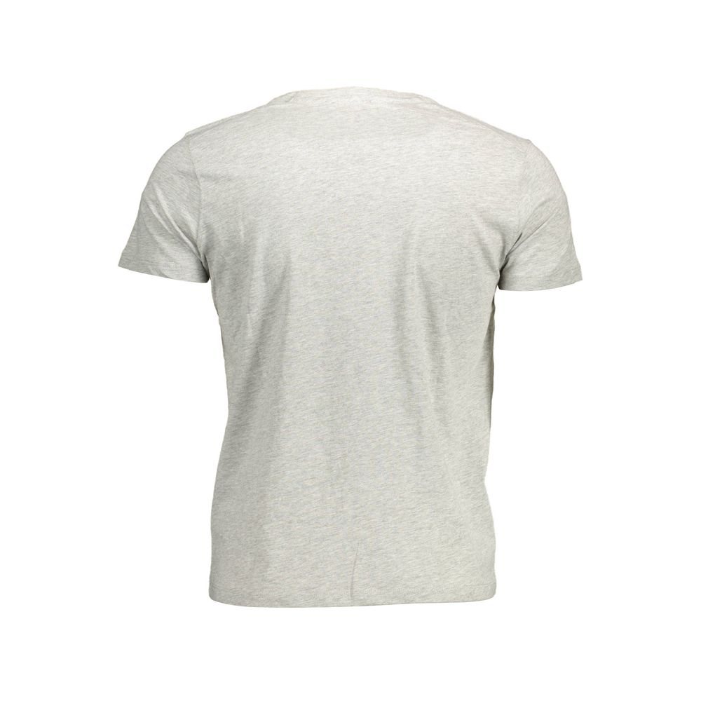 Back view of U.S. POLO ASSN. Brown Cotton Men T-Shirt showcasing simple design and comfort.