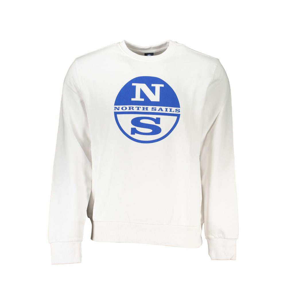 North Sails White Cotton Sweatshirt