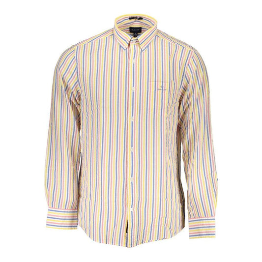 Gant White Cotton Men Shirt GA-36823-S