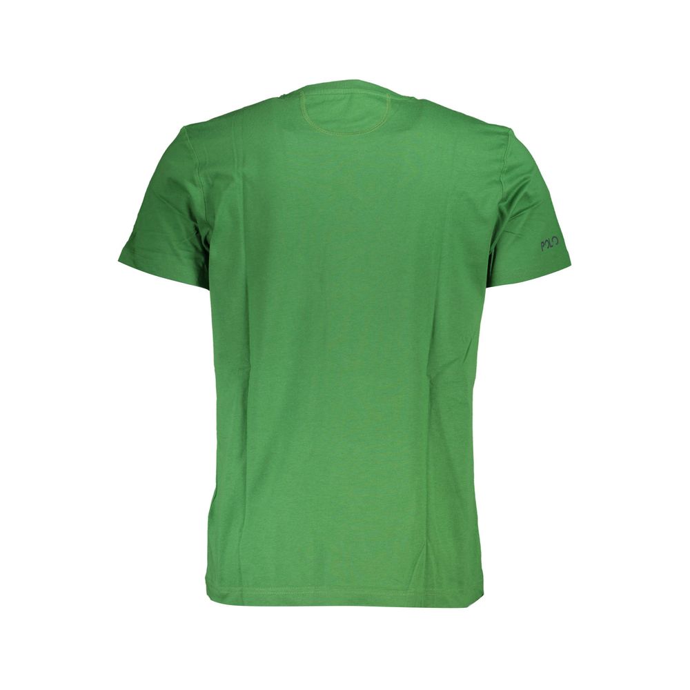La Martina Green Cotton T-Shirt