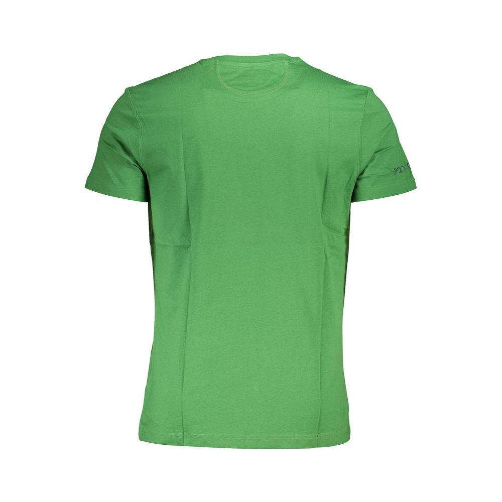La Martina Green Cotton T-Shirt