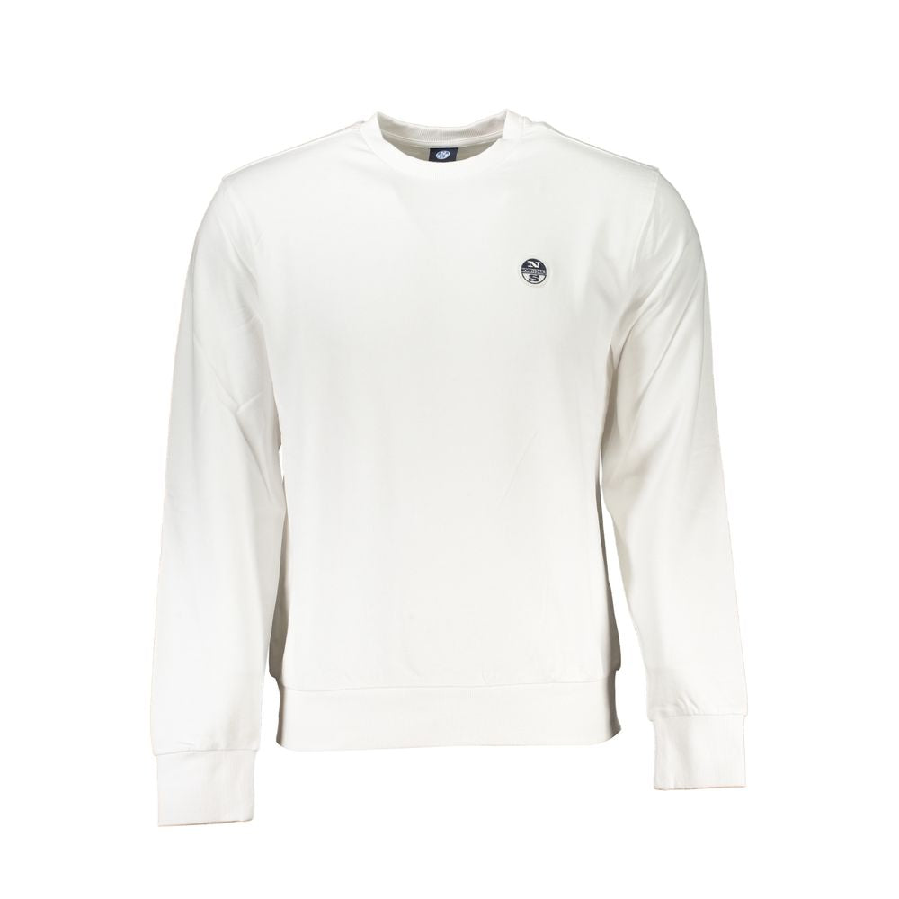 North Sails White Cotton Sweatshirt