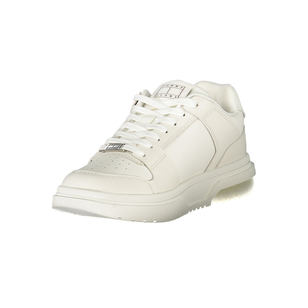 Tommy Hilfiger White Polyester Sneaker