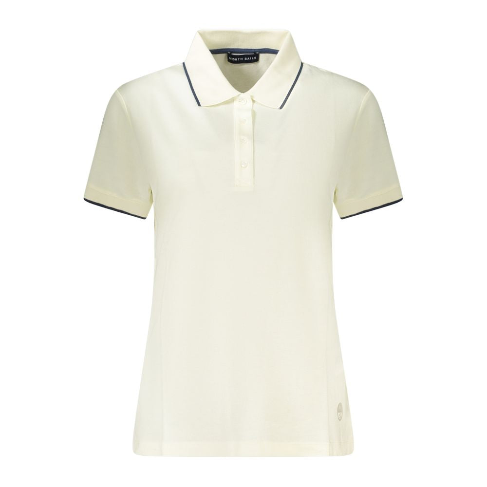 North Sails White Cotton Polo Shirt