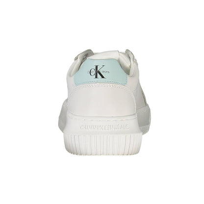 Calvin Klein White Polyester Sneaker