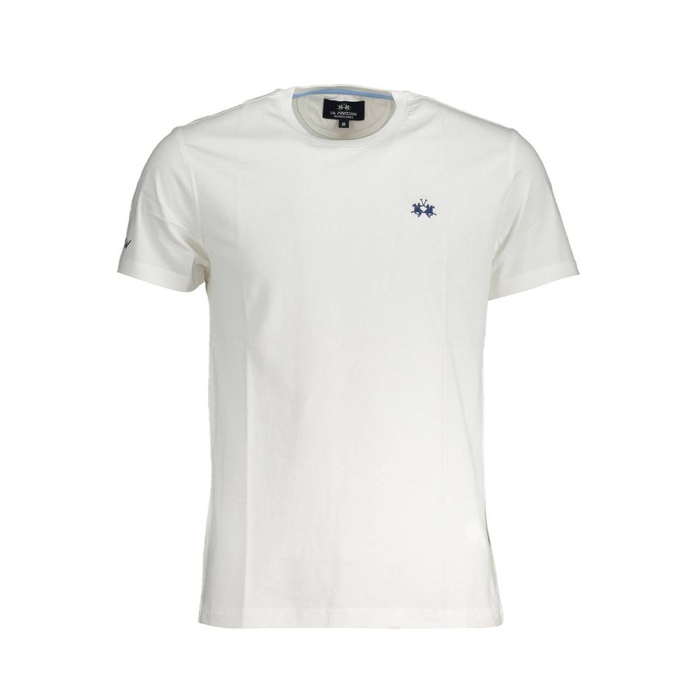 La Martina White Cotton T-Shirt