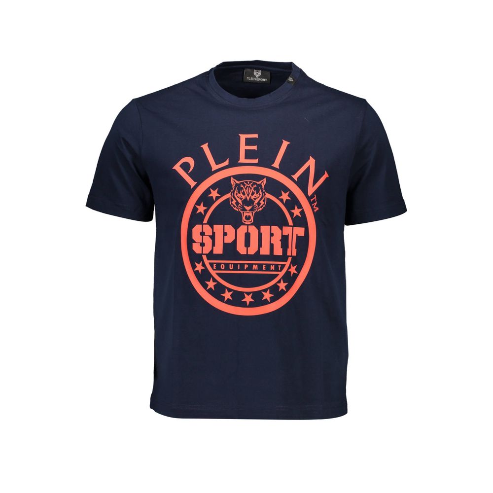 Plein Sport Blue Cotton T-Shirt