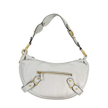 Guess Jeans Brown Polyethylene Women Handbag featuring sleek design with gold accents, ideal accessory for modern women.