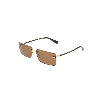 Calvin Klein Beige Metal Sunglass