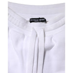 Dolce & Gabbana White Cotton Stretch Jogger Sweatpants Pants PAN76511-40