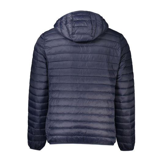 Cavalli Class Blue Polyamide Men Jacket CA-31944-XXL-FBB-393