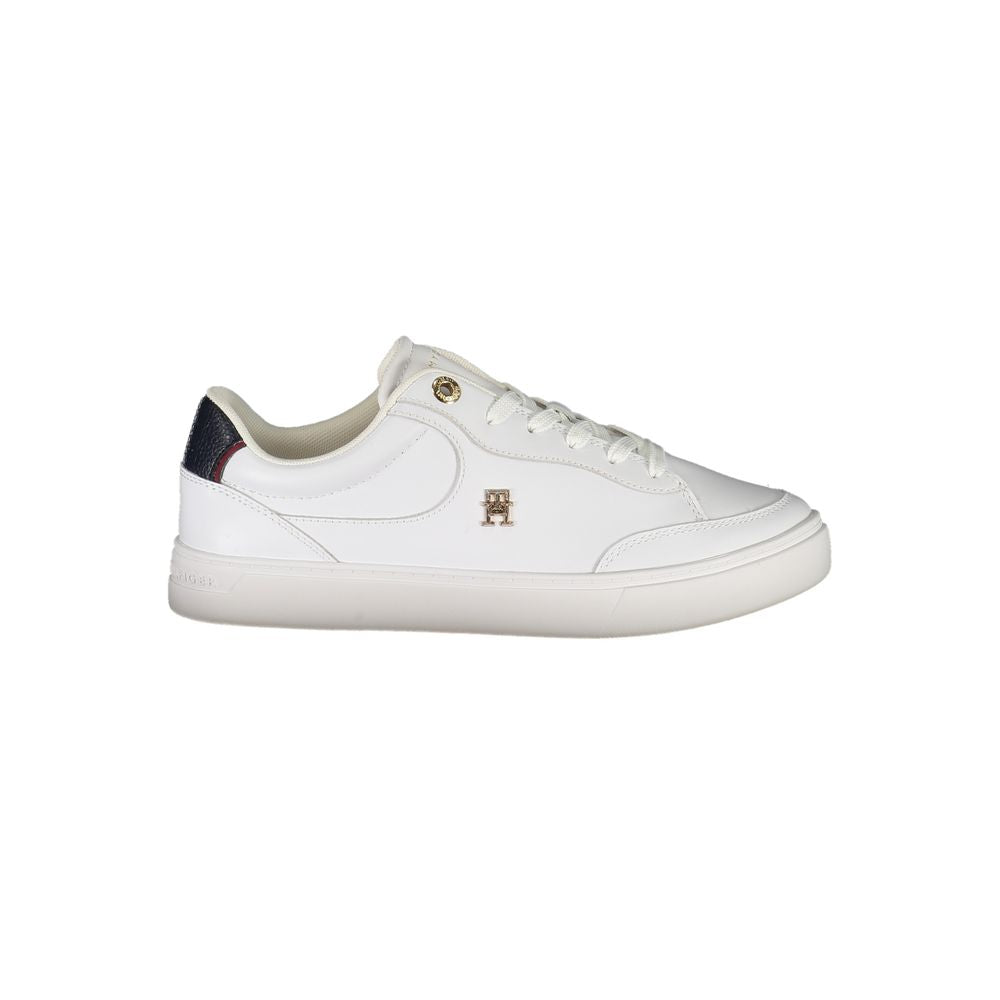 Tommy Hilfiger White Polyester Sneaker