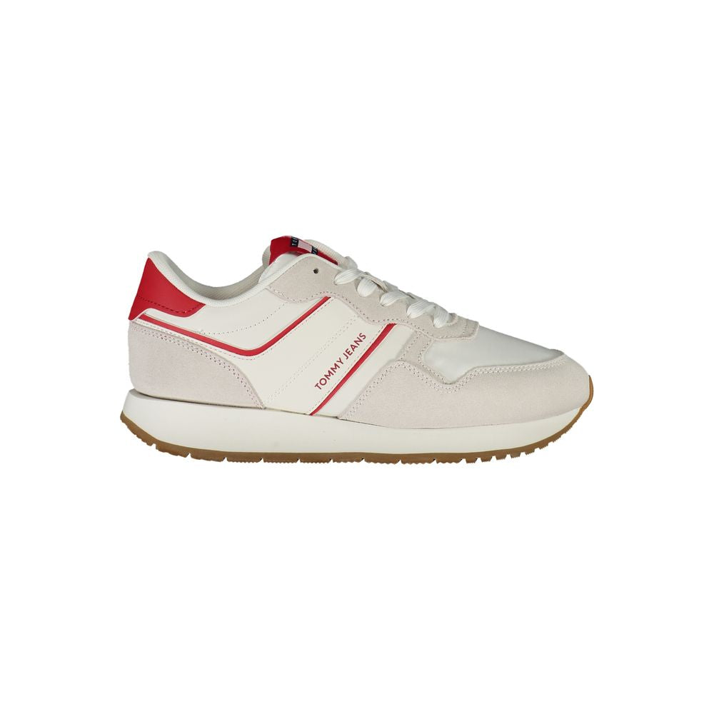 Tommy Hilfiger Red Polyester Sneaker