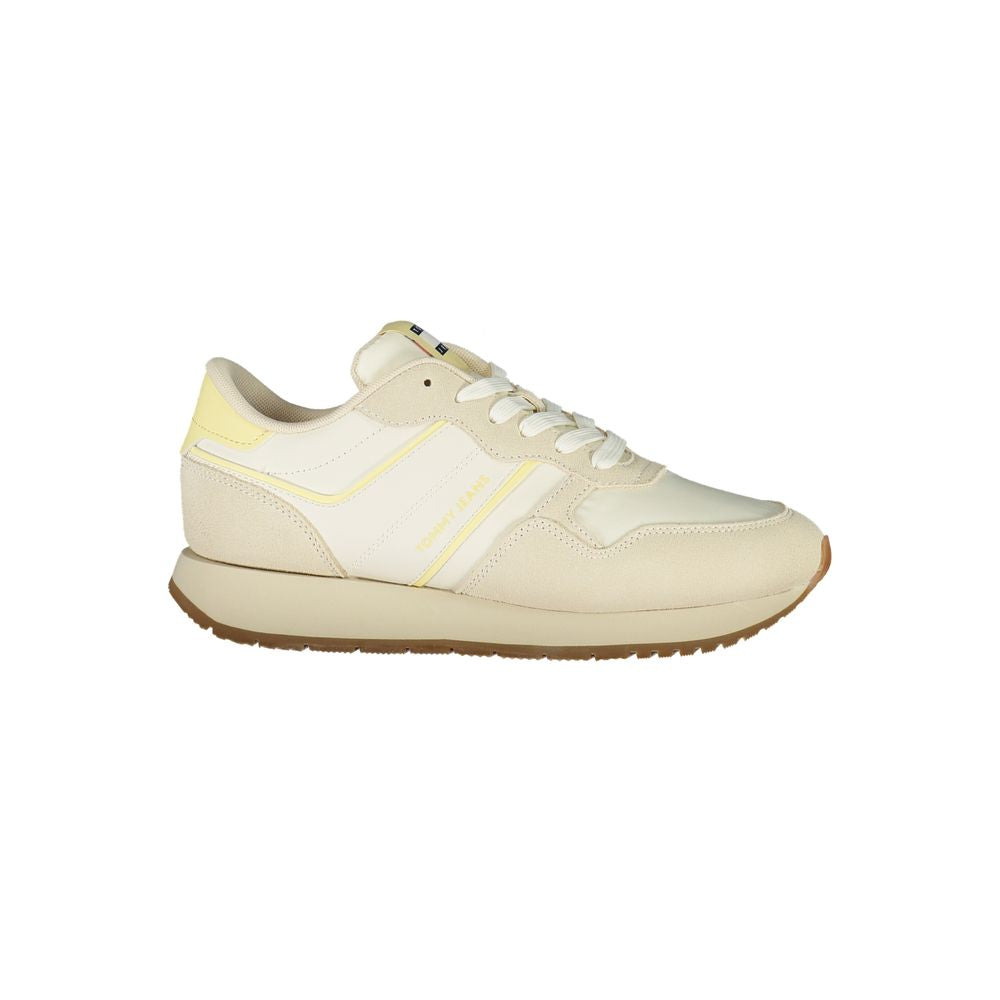 Tommy Hilfiger Beige Polyester Sneaker