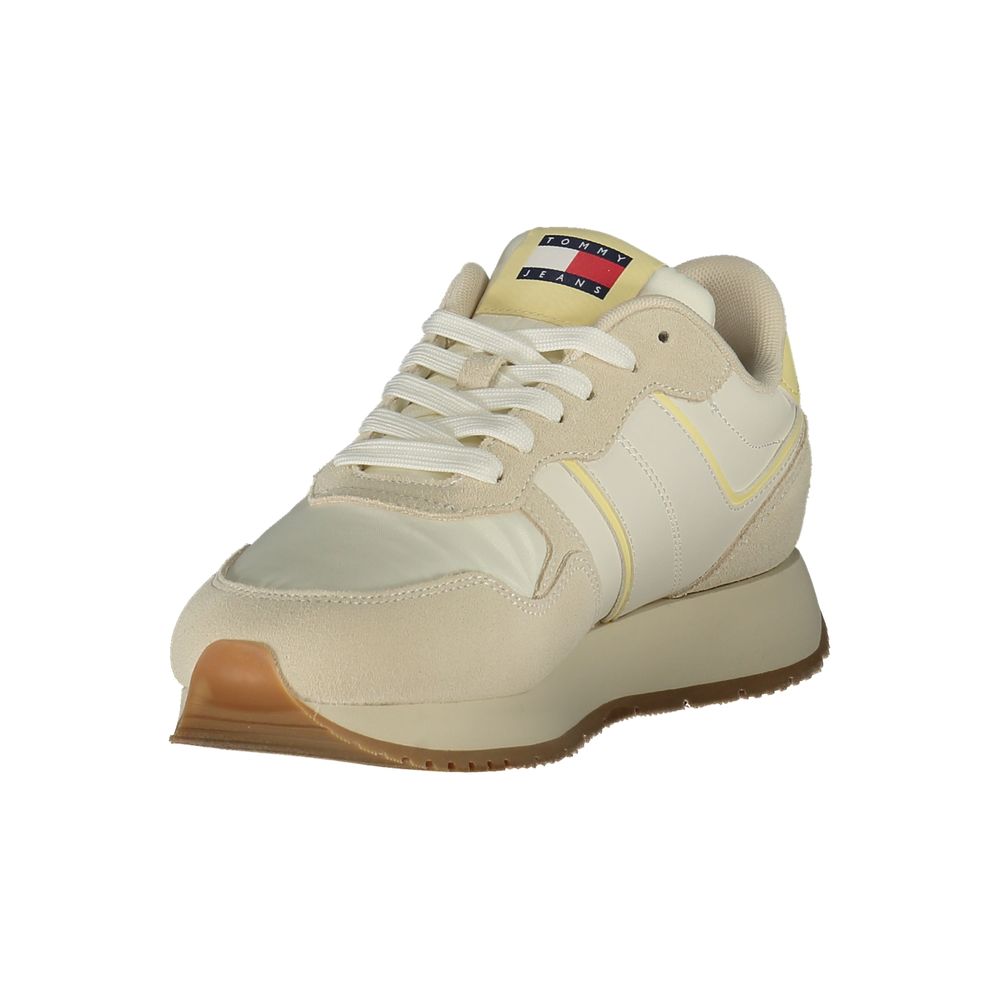 Tommy Hilfiger Beige Polyester Sneaker
