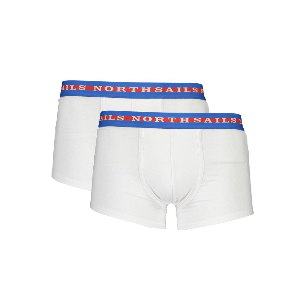 North Sails White Cotton Men Boxer