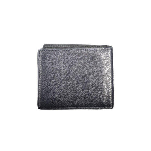 Tommy Hilfiger Blue Leather Men Wallet TO-36345