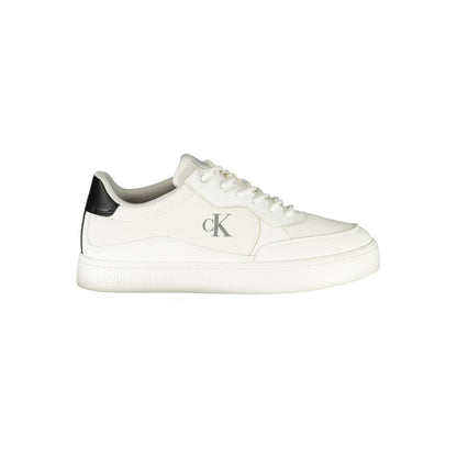 Calvin Klein White Polyester Men Sneaker