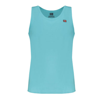 Norway 1963 Blue Cotton Tank Top