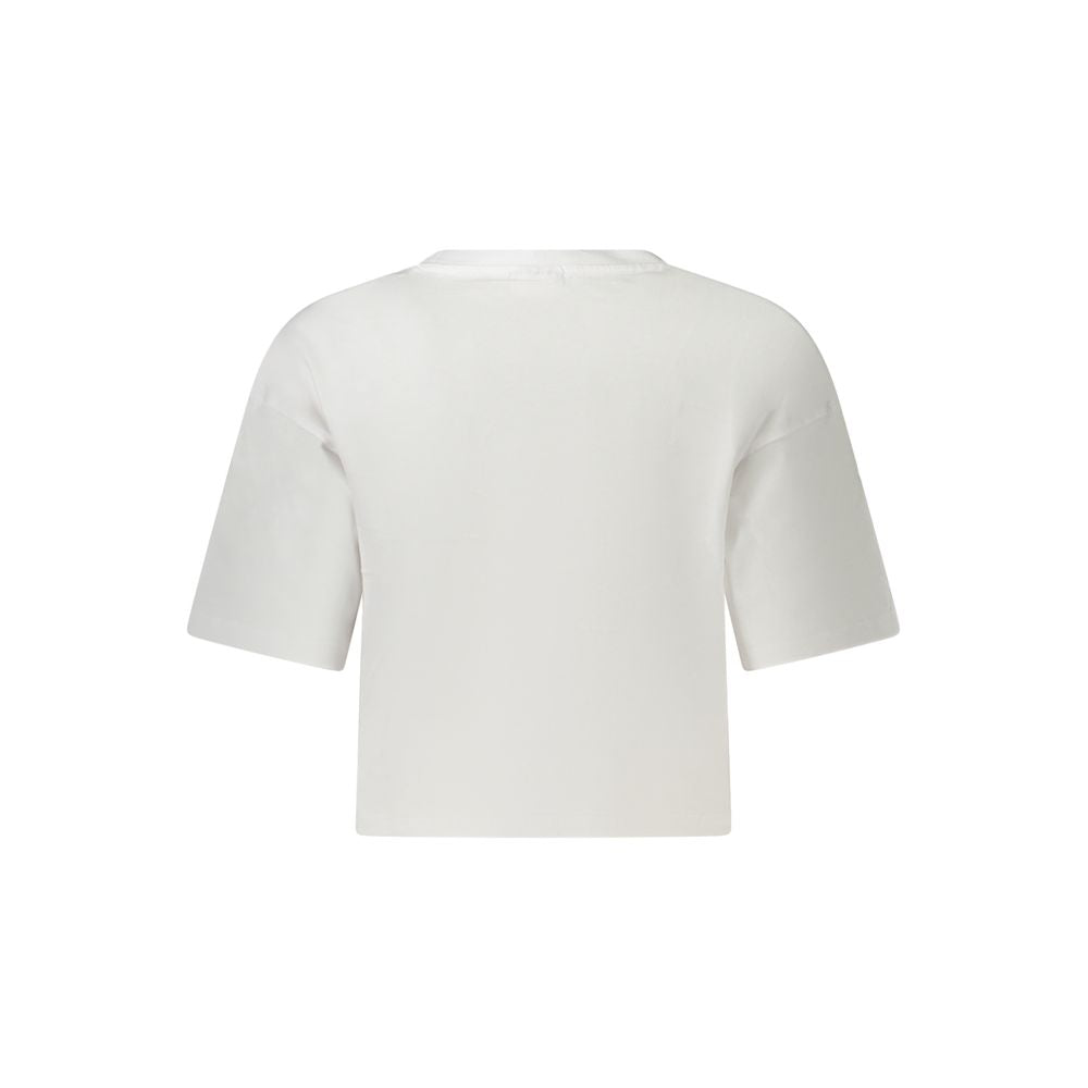 Fila White Cotton T-Shirt