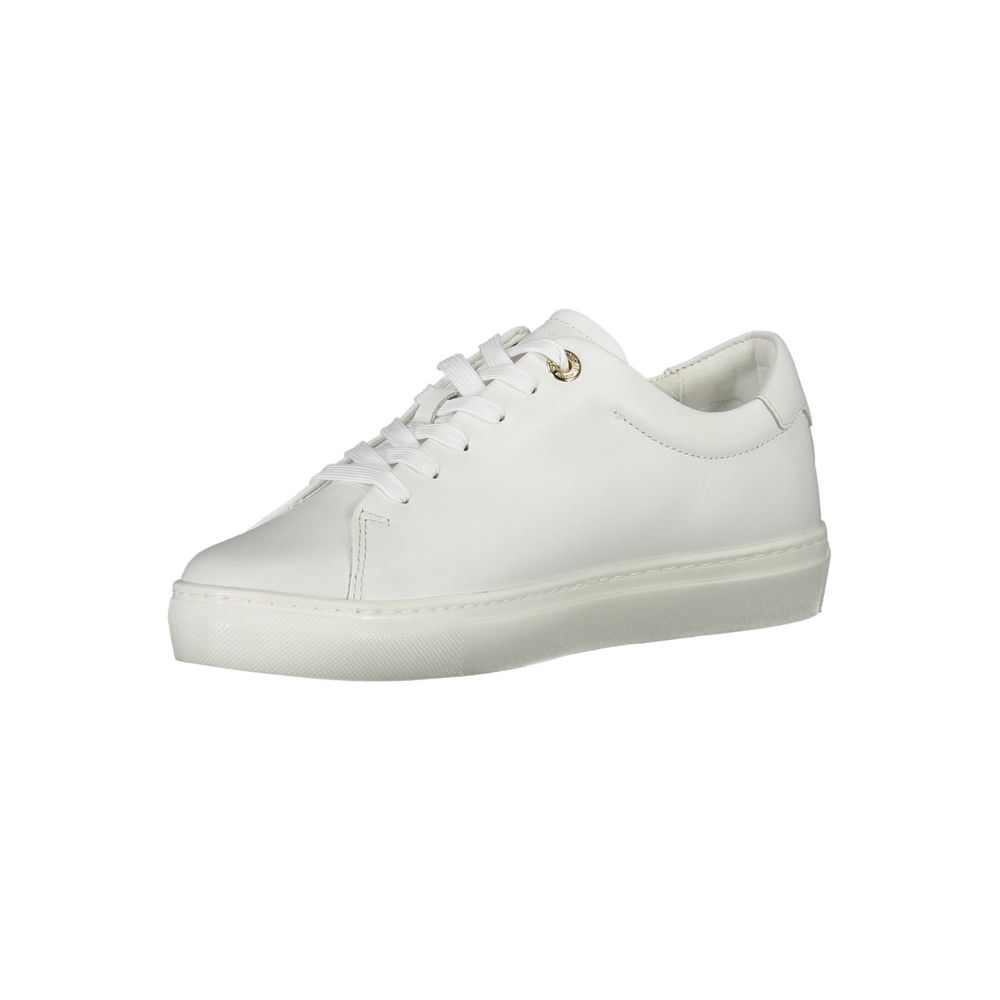 Tommy Hilfiger White Polyester Sneaker